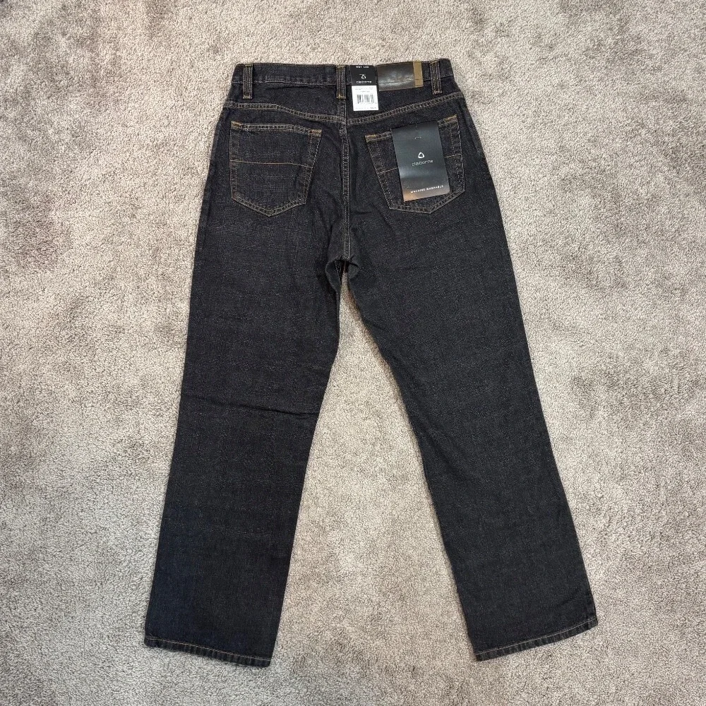 Claiborne Mens Straight Leg Jeans 31x30‎ Dark Wash Denim NWT